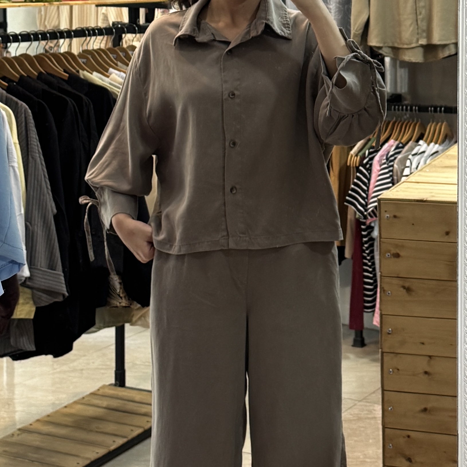 ست شومیز و شلوار زنانه سیلک