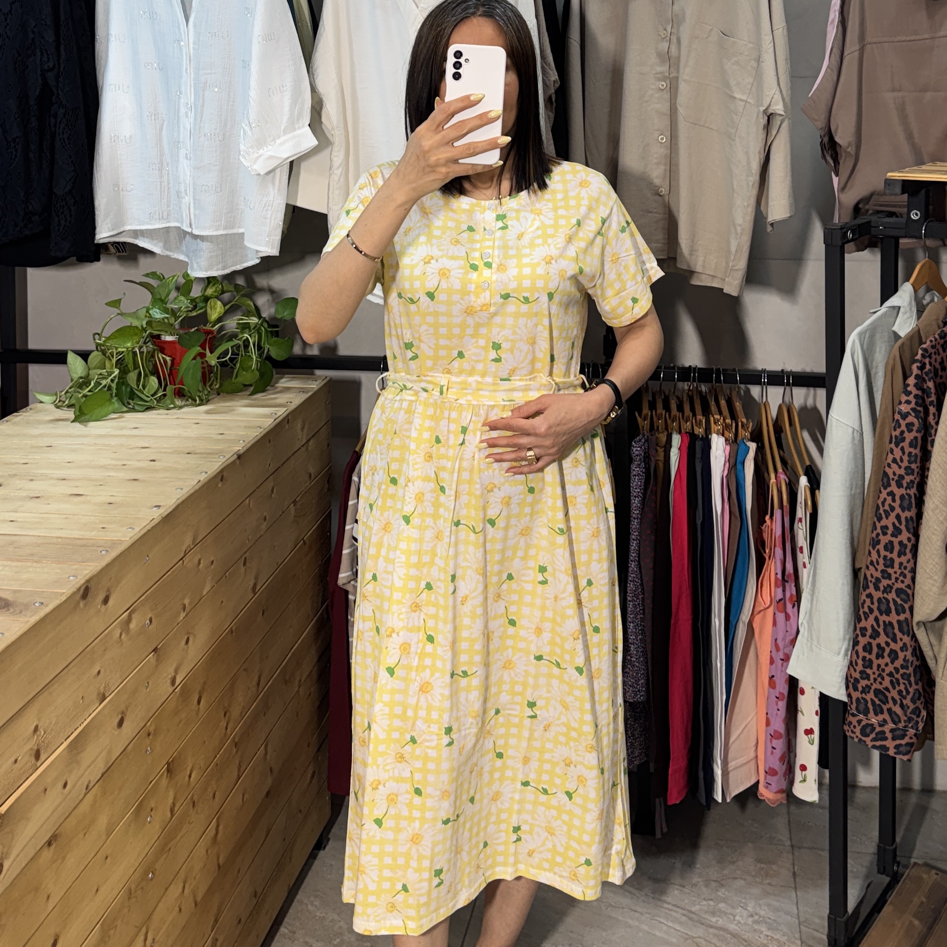 پیراهن زنانه استین کوتاه H&M